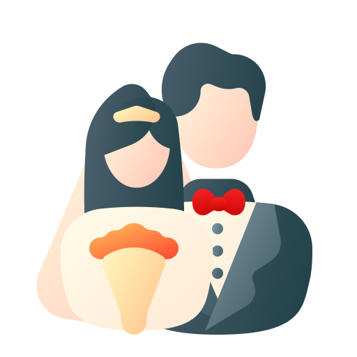 Bride and groom free icon Bride and groom free icon