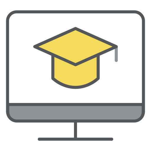 Online learning free icon