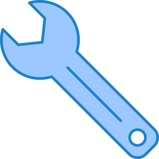 Wrench Generic Blue icon