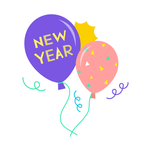 Balloon Stickers - Free holidays Stickers