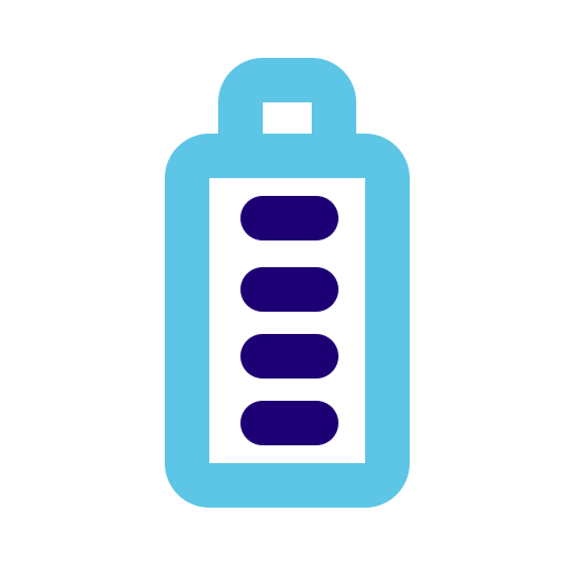 batería llena icono gratis