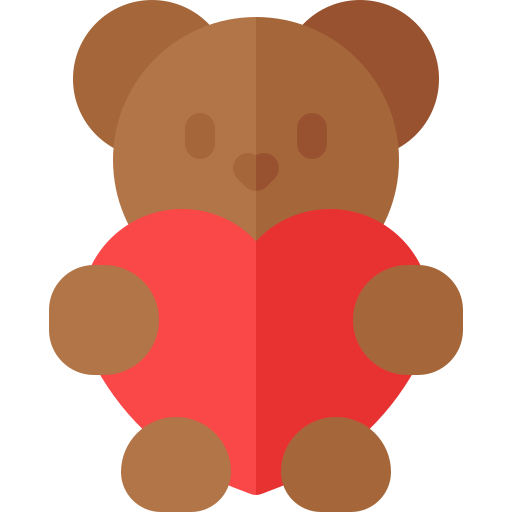 oso de peluche icono gratis