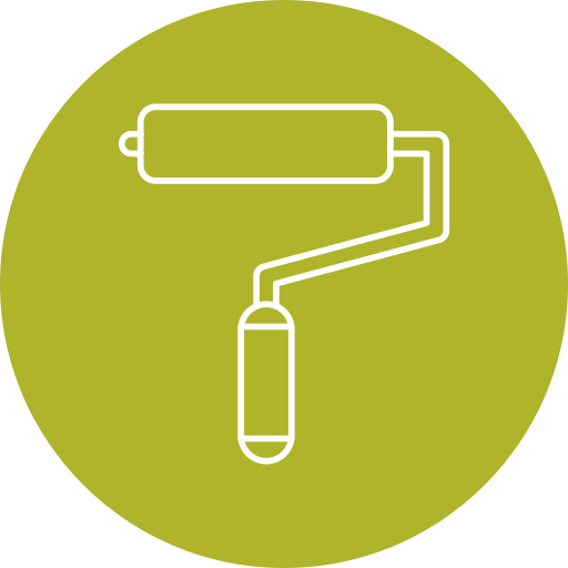 rodillo icono gratis