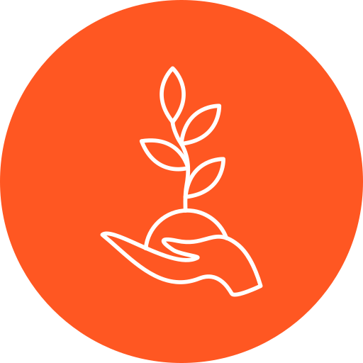 plantando icono gratis