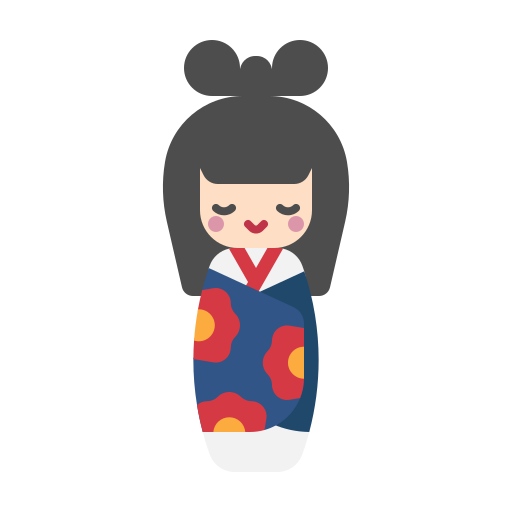 Kokeshi Generic Flat icon