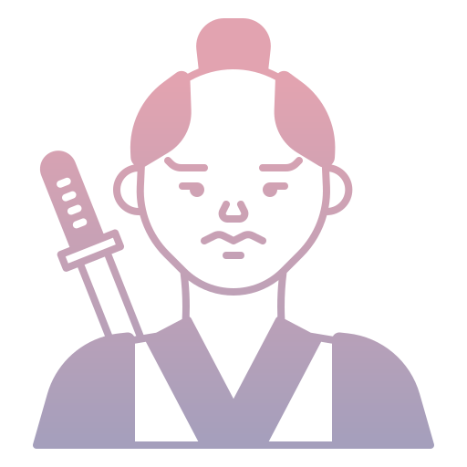 samurai icono gratis