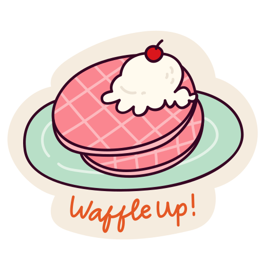 Pancake Stickers - Free food Stickers