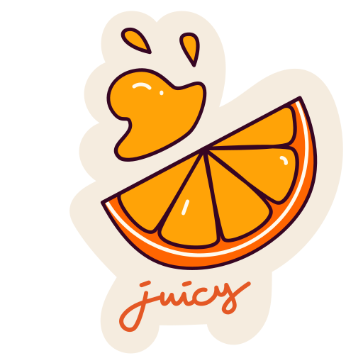 naranja gratis sticker