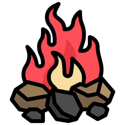 Bonfire Generic Outline Color Icon