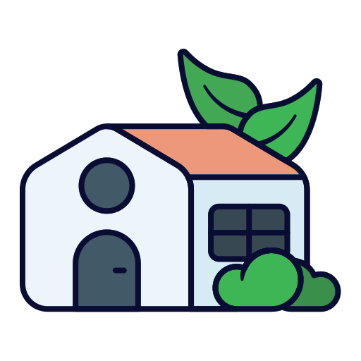 casa verde icono gratis