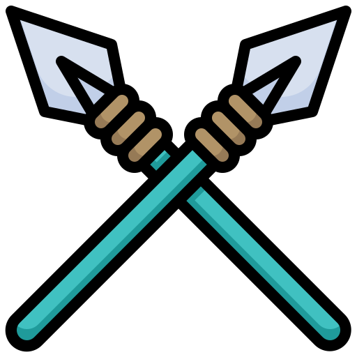 Spear Generic Outline Color icon