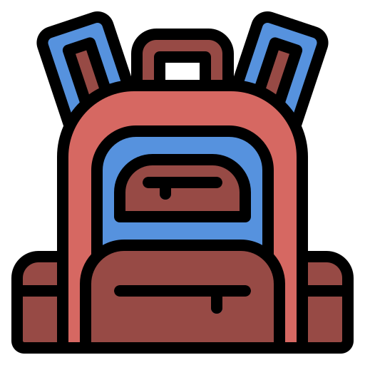 mochila icono gratis