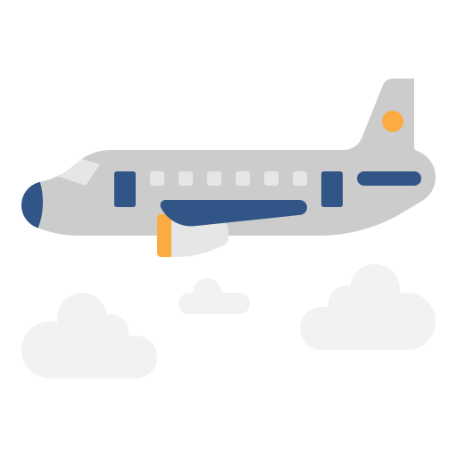 avión icono gratis