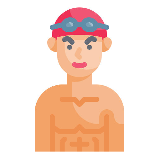 nadador icono gratis