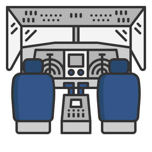 Cockpit Generic Outline Color icon