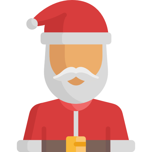 papá noel icono gratis