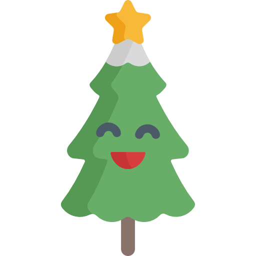 árbol de navidad icono gratis