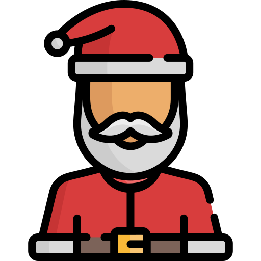 papá noel icono gratis