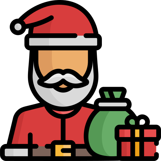 papá noel icono gratis