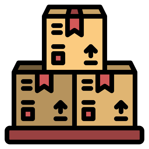 Delivery box Generic Outline Color icon