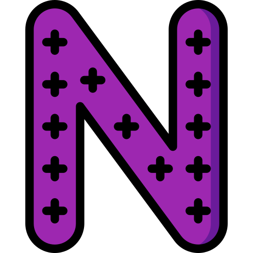 letra n icono gratis