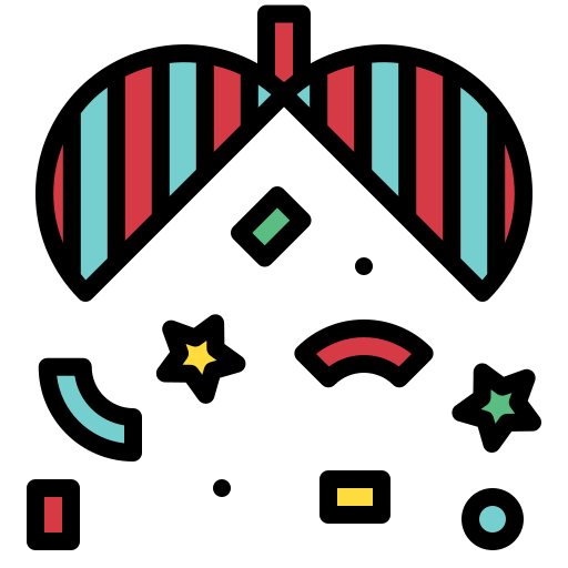 Confetti ball free icon Confetti ball free icon