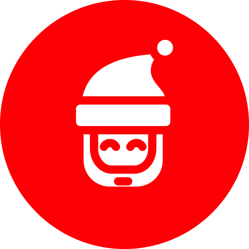 papá noel icono gratis