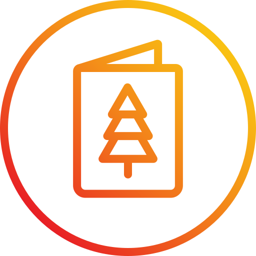 tarjeta de navidad icono gratis