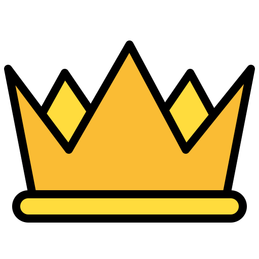 Crown Generic Outline Color icon