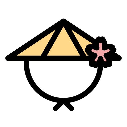 sombrero chino icono gratis