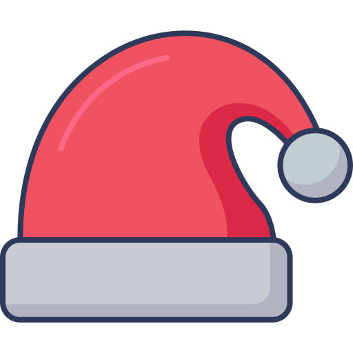 chapeau de père noël Icône gratuit chapeau de père noël Icône gratuit