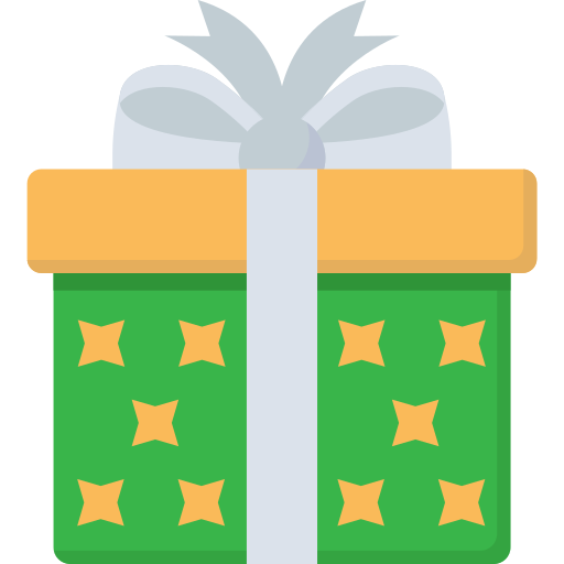 Gift box free icon