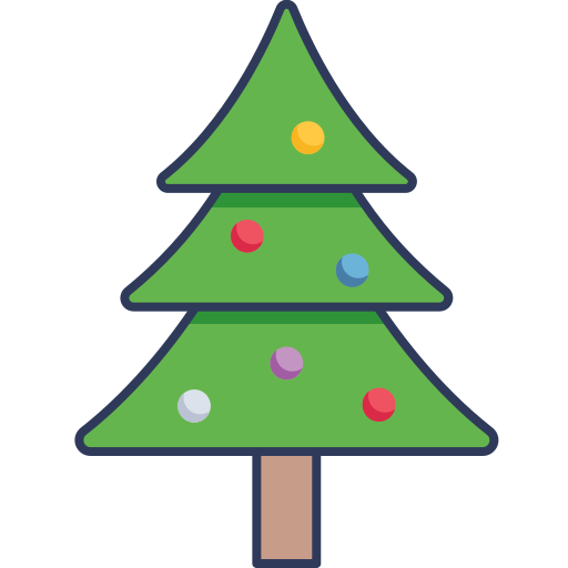 Christmas tree free icon