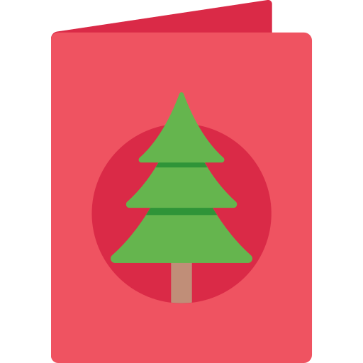 tarjeta de navidad icono gratis