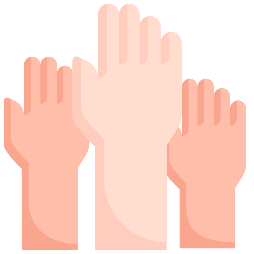Hand Up Free Icon