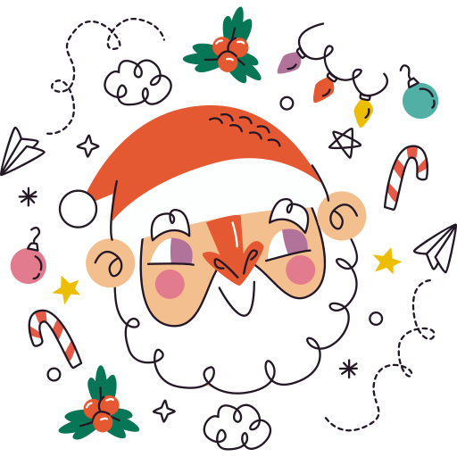 papá noel gratis sticker