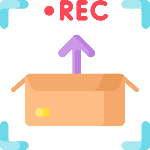 desembalaje icono gratis