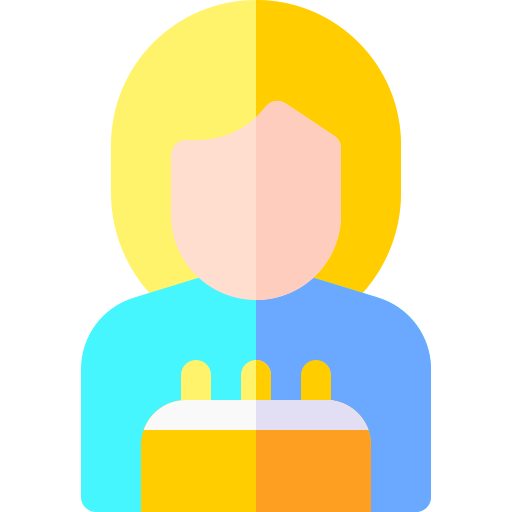 cumpleañera icono gratis