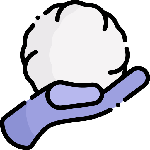 Snowball Generic Outline Color icon