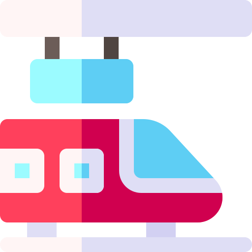 estación de tren icono gratis