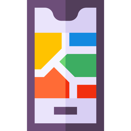 Street map - free icon