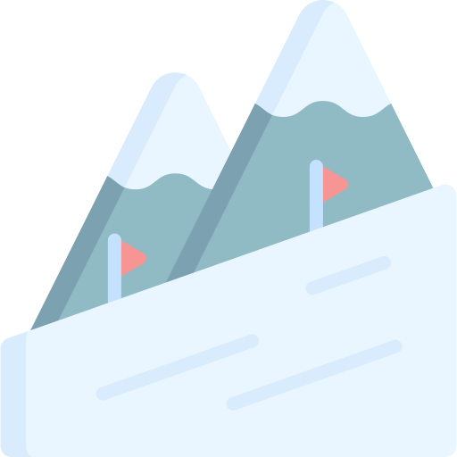 Skiing Special Flat icon