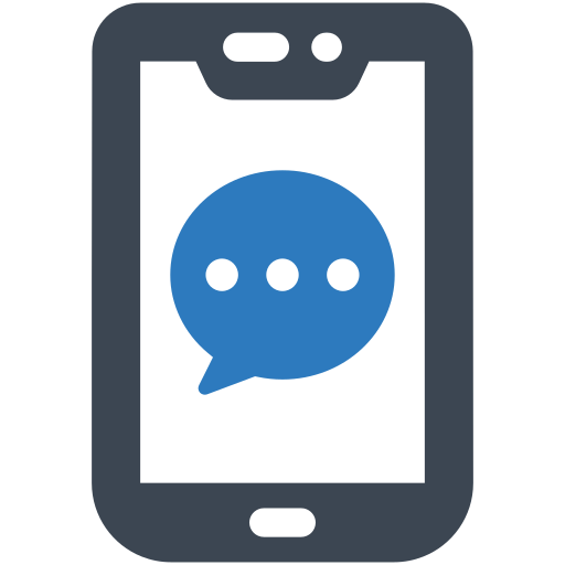 chat telefónico icono gratis