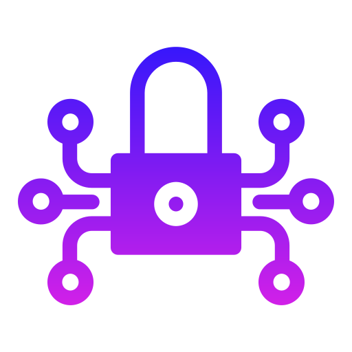la seguridad cibernética icono gratis
