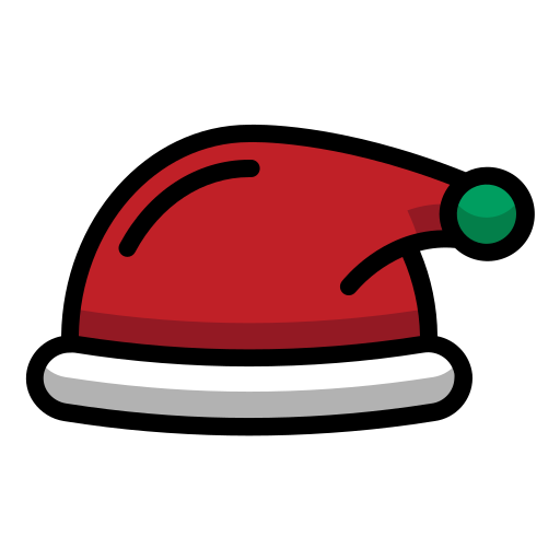 Christmas cap free icon