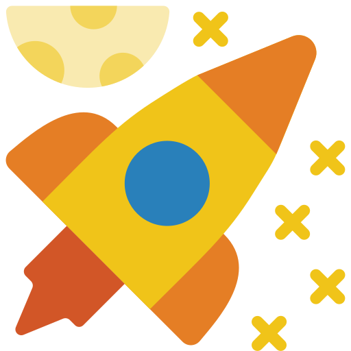 Rocket Basic Miscellany Flat icon