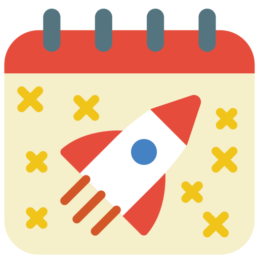 Rocket Basic Miscellany Flat icon