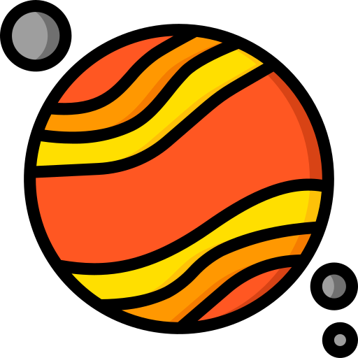 Planet Basic Miscellany Lineal Color icon