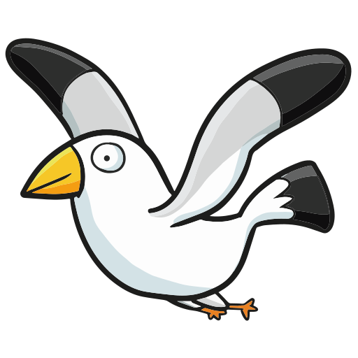 Seagull Stickers - Free animals Stickers