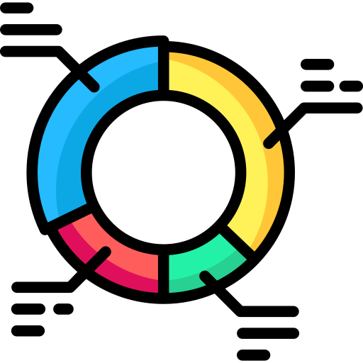 gráfico circular icono gratis